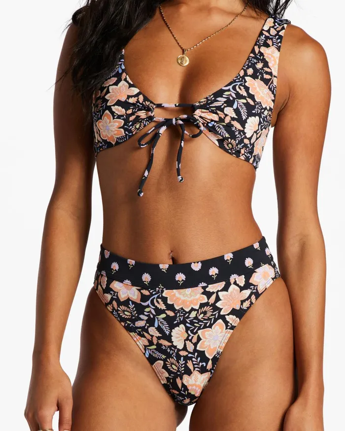 Billabong Bikinis Women Hide Away Hippie Maui Rider Bikini Bottoms Black Pebble Billabong Bikinis Women Hide Away Hippie Maui Rider Bikini Bottoms Black Pebble
