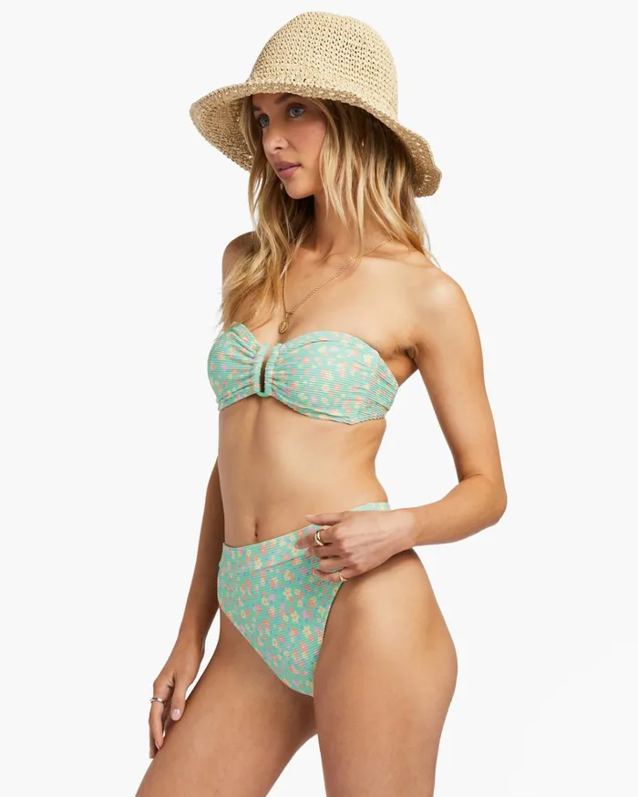 Billabong Bikinis Women I Sea You Tanlines Bandeau Bikini Top Spearmint Billabong Bikinis Women I Sea You Tanlines Bandeau Bikini Top Spearmint