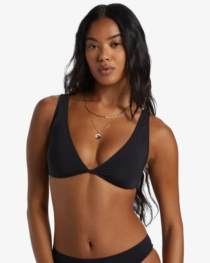 Billabong Bikinis Women Sol Searcher Ava Tank Bikini Top Black Pebble Billabong Bikinis Women Sol Searcher Ava Tank Bikini Top Black Pebble