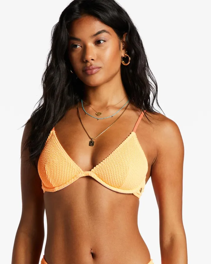 Billabong Bikinis Women Summer High Reese Underwired Bikini Top Tangy Tangerine Billabong Bikinis Women Summer High Reese Underwired Bikini Top Tangy Tangerine