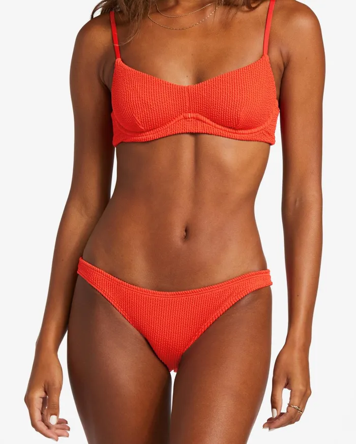 Billabong Bikinis Women Summer High Tropic Bikini Bottoms Red Aloha Billabong Bikinis Women Summer High Tropic Bikini Bottoms Red Aloha