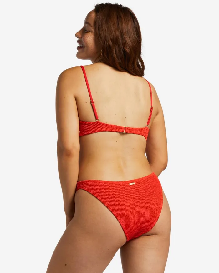 Billabong Bikinis Women Summer High Tropic Bikini Bottoms Red Aloha Billabong Bikinis Women Summer High Tropic Bikini Bottoms Red Aloha