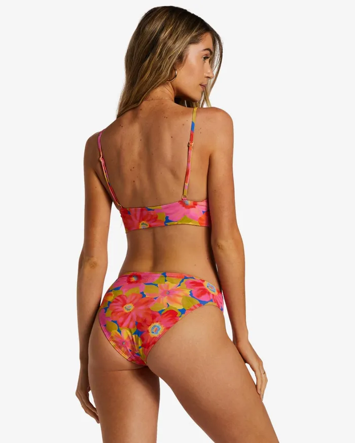 Billabong Bikinis Women Sunny Coast Lowrider Medium Bikini Bottoms Multi