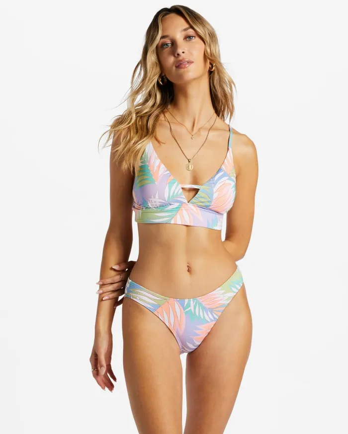 Billabong Bikinis Women Sweet Side Of Paradise VNeck Bikini Top Multi