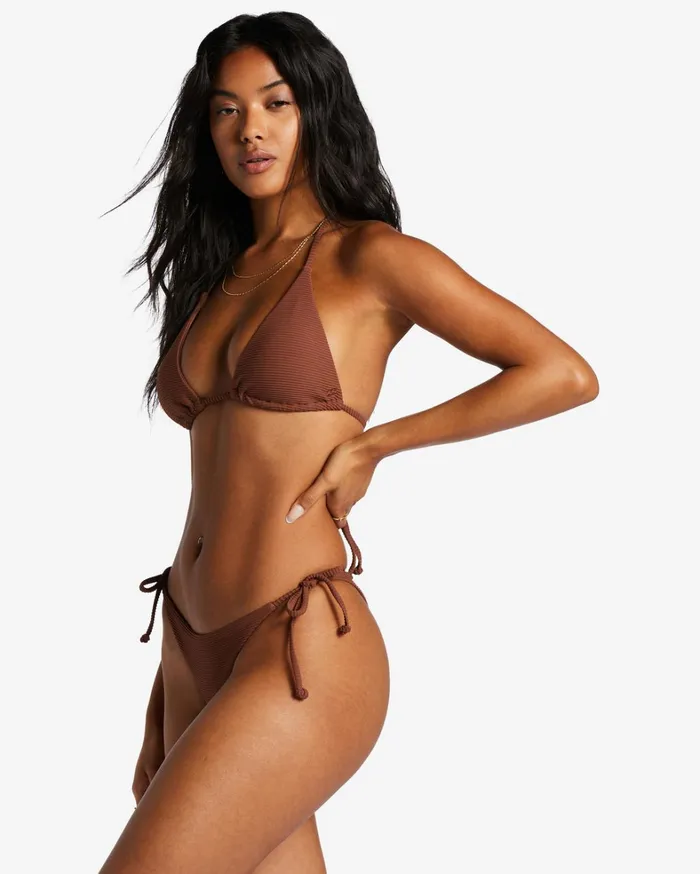 Billabong Bikinis Women Tanlines Multi Triangle Bikini Top Mocha Billabong Bikinis Women Tanlines Multi Triangle Bikini Top Mocha