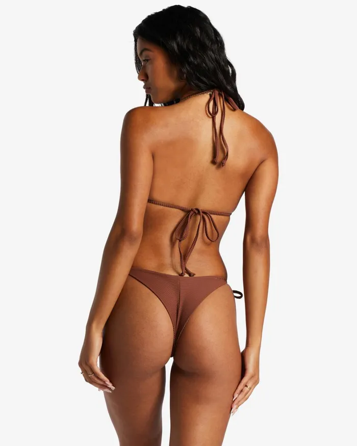 Billabong Bikinis Women Tanlines Multi Triangle Bikini Top Mocha Billabong Bikinis Women Tanlines Multi Triangle Bikini Top Mocha