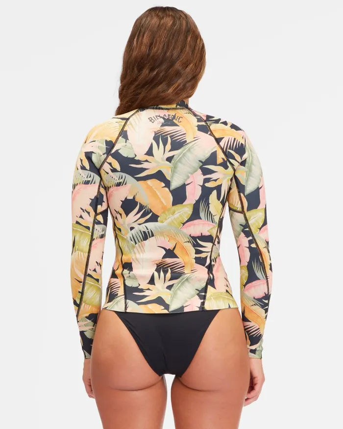 Billabong Billabong Surf Capsule Women 1mm Peeky Wetsuit Jacket Jungle Night Billabong Billabong Surf Capsule Women 1mm Peeky Wetsuit Jacket Jungle Night