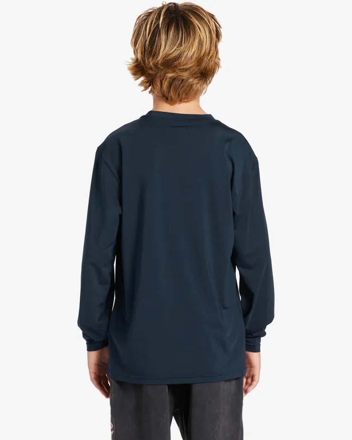 Billabong Boys039 Shorts Men Boy039s Snaking Arches Long Sleeve UPF 50 Surf TShirt Navy Billabong Boys039 Shorts Men Boy039s Snaking Arches Long Sleeve UPF 50 Surf TShirt Navy