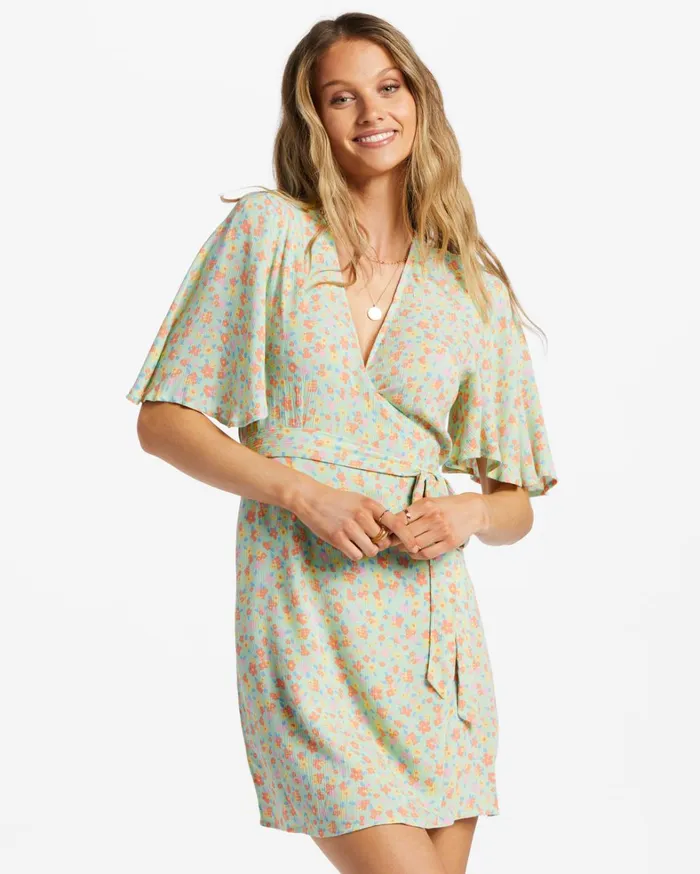 Billabong Dresses Women All For You Mini Dress Spearmint