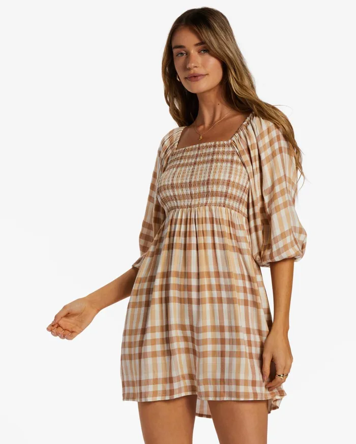 Billabong Dresses Women Paradise Days Mini Dress Truffle