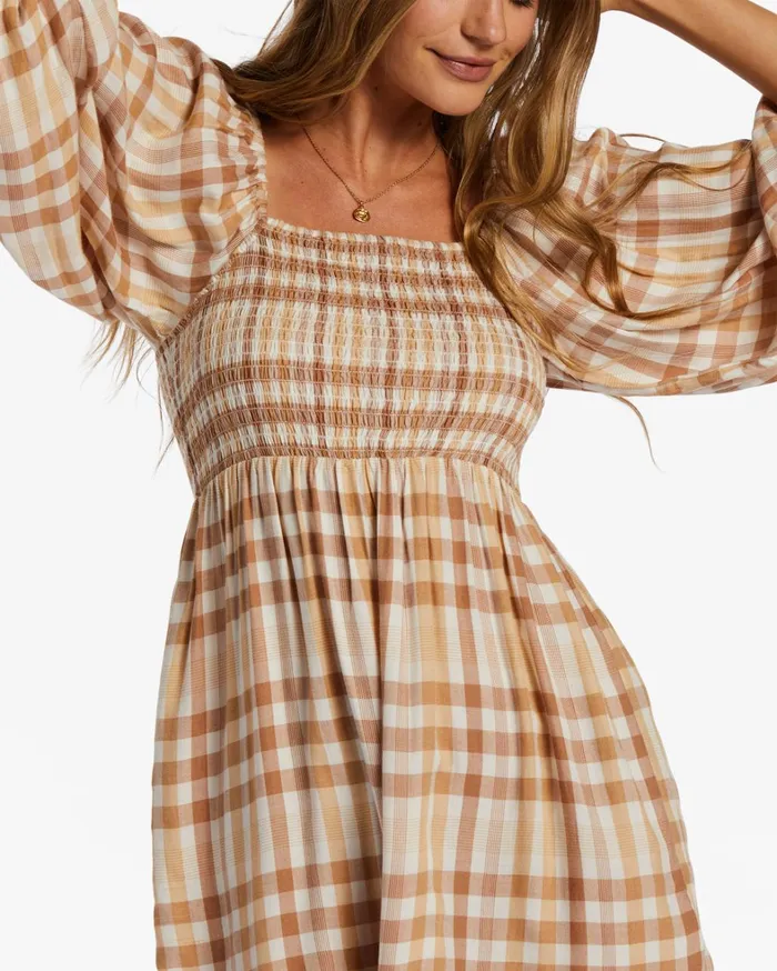 Billabong Dresses Women Paradise Days Mini Dress Truffle Billabong Dresses Women Paradise Days Mini Dress Truffle