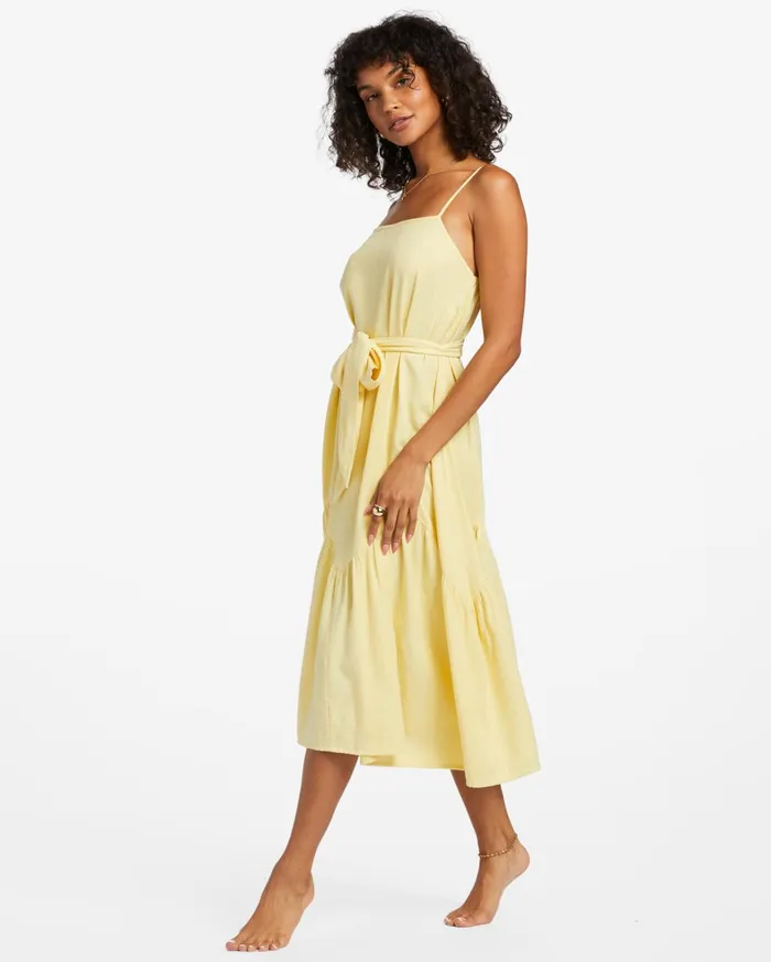 Billabong Dresses Women Sunbeam Midi Dress Sunbeam Billabong Dresses Women Sunbeam Midi Dress Sunbeam