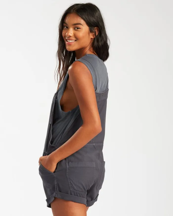 Billabong Dresses Women Wild Pursuit Romper Ink Billabong Dresses Women Wild Pursuit Romper Ink
