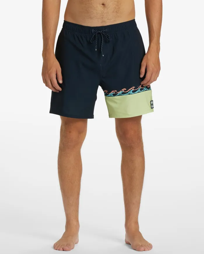 Billabong Elastic Waist Boardshorts Men Burleigh Layback 17034 Boardshorts Navy Billabong Elastic Waist Boardshorts Men Burleigh Layback 17034 Boardshorts Navy