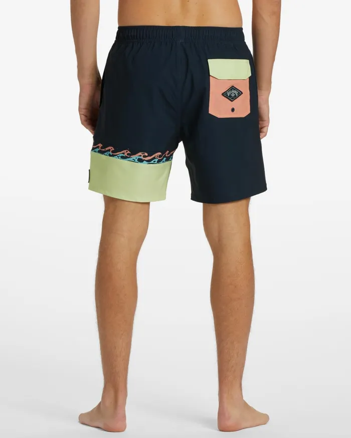 Billabong Elastic Waist Boardshorts Men Burleigh Layback 17034 Boardshorts Navy Billabong Elastic Waist Boardshorts Men Burleigh Layback 17034 Boardshorts Navy