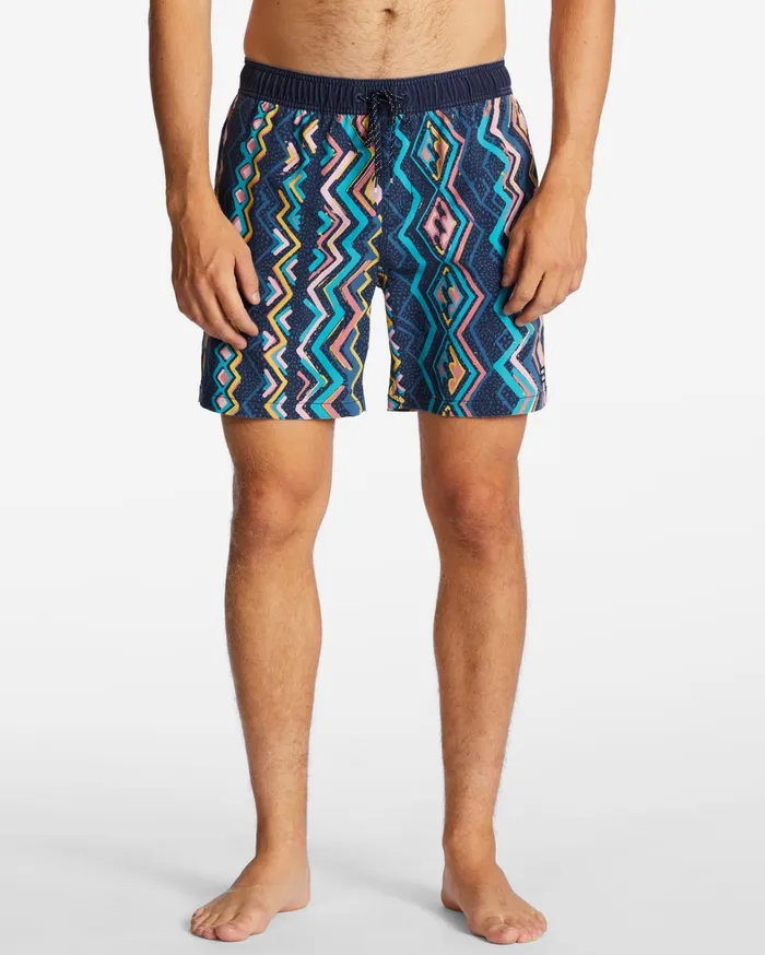Billabong Elastic Waist Boardshorts Men Sundays Layback 17034 Boardshorts Blue Haze Billabong Elastic Waist Boardshorts Men Sundays Layback 17034 Boardshorts Blue Haze