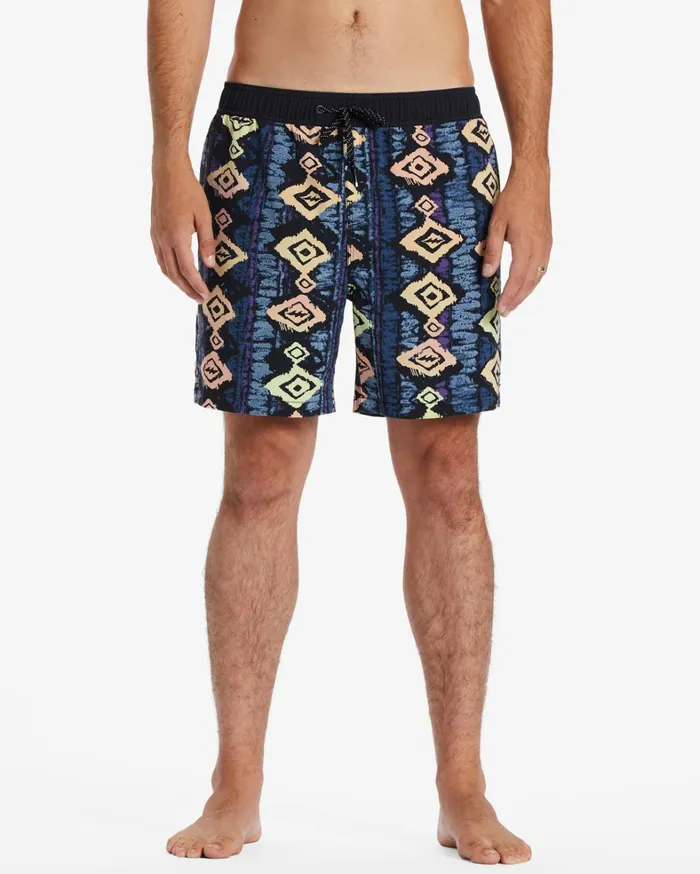 Billabong Elastic Waist Boardshorts Men Sundays Layback 17034 Boardshorts Harbor Billabong Elastic Waist Boardshorts Men Sundays Layback 17034 Boardshorts Harbor
