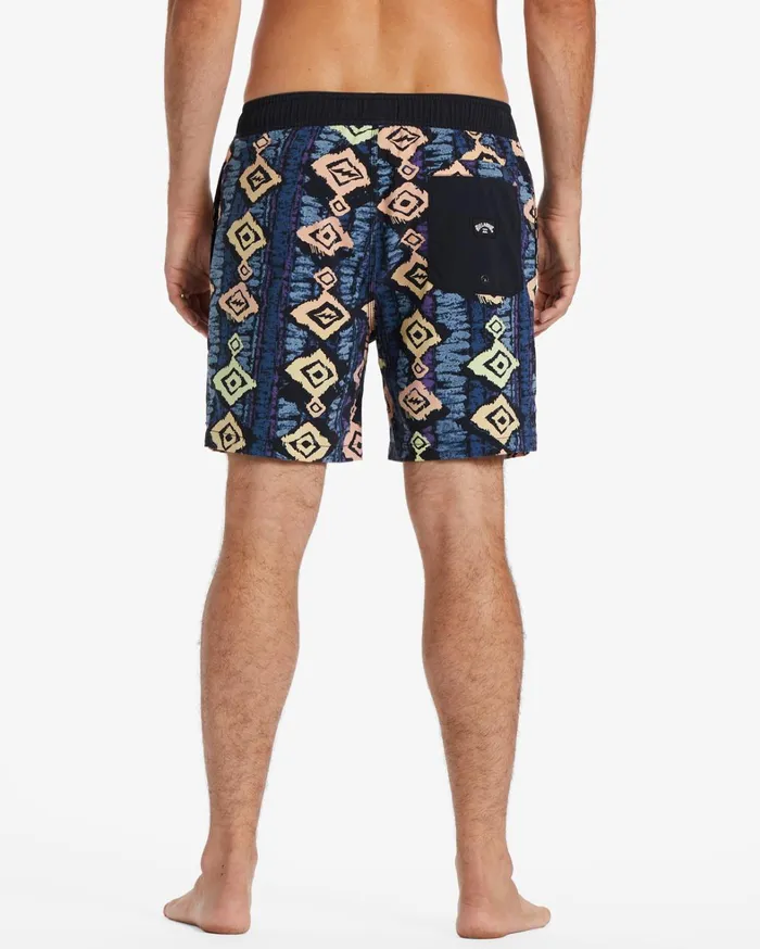 Billabong Elastic Waist Boardshorts Men Sundays Layback 17034 Boardshorts Harbor Billabong Elastic Waist Boardshorts Men Sundays Layback 17034 Boardshorts Harbor