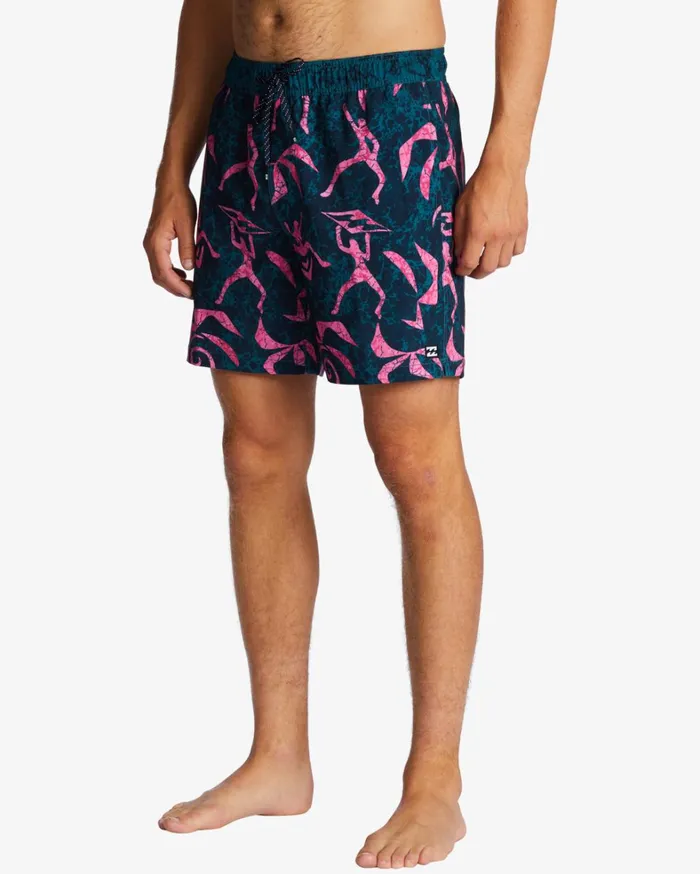 Billabong Elastic Waist Boardshorts Men Sundays Layback 17034 Boardshorts Marine Billabong Elastic Waist Boardshorts Men Sundays Layback 17034 Boardshorts Marine