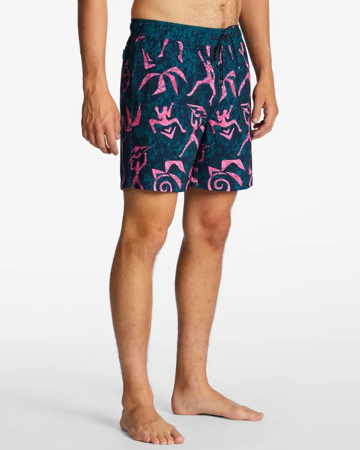 Billabong Elastic Waist Boardshorts Men Sundays Layback 17034 Boardshorts Marine Billabong Elastic Waist Boardshorts Men Sundays Layback 17034 Boardshorts Marine