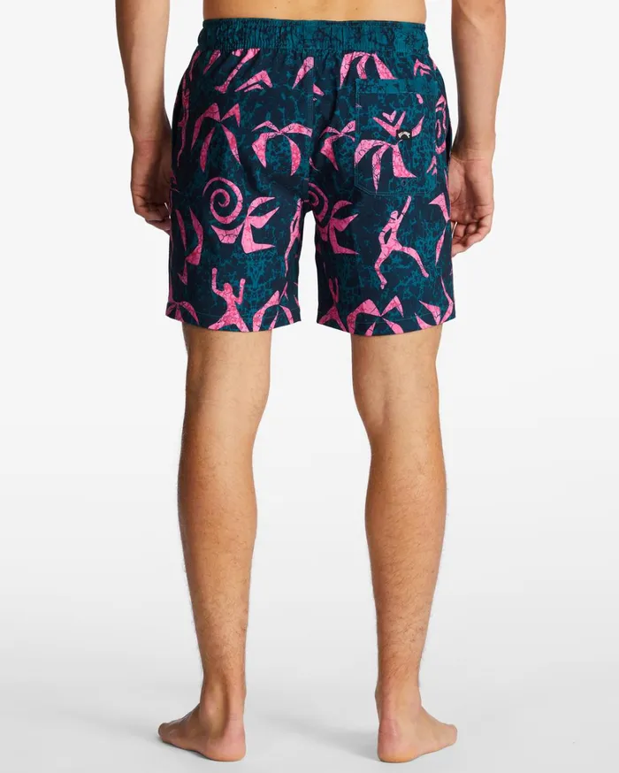 Billabong Elastic Waist Boardshorts Men Sundays Layback 17034 Boardshorts Marine Billabong Elastic Waist Boardshorts Men Sundays Layback 17034 Boardshorts Marine