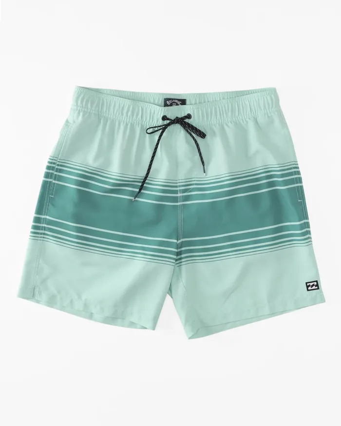 Billabong Elastic Waist Boardshorts Men Vacay Layback 17034 Boardshorts Minty