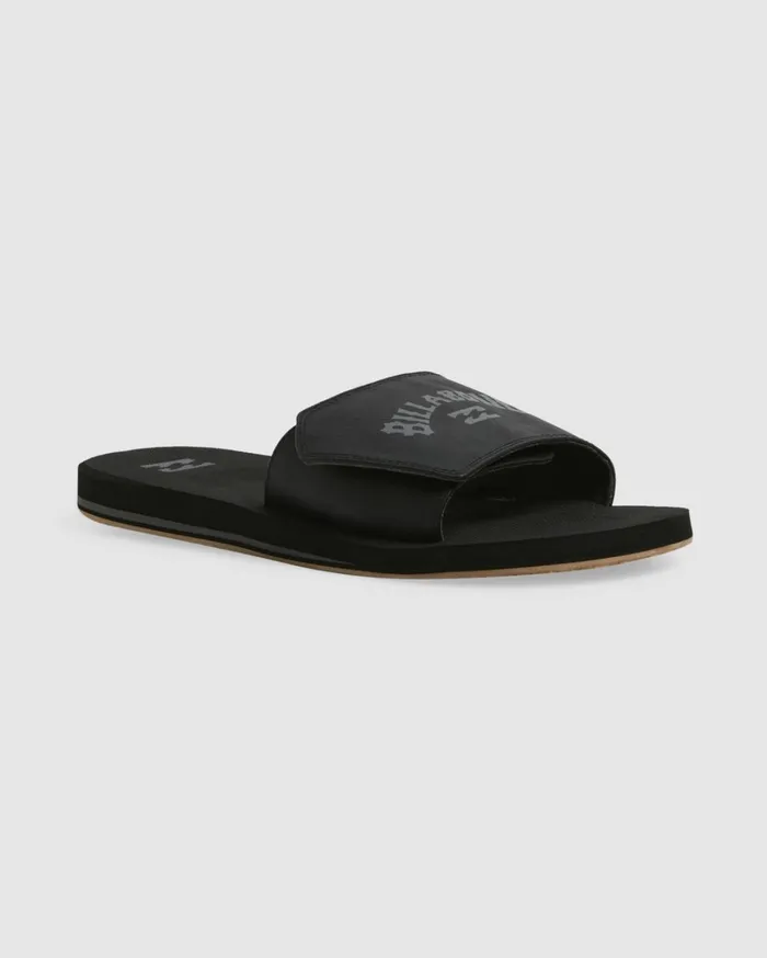 Billabong Flip Flops Men All Day Impact Print Slide Sandals Stealth Billabong Flip Flops Men All Day Impact Print Slide Sandals Stealth