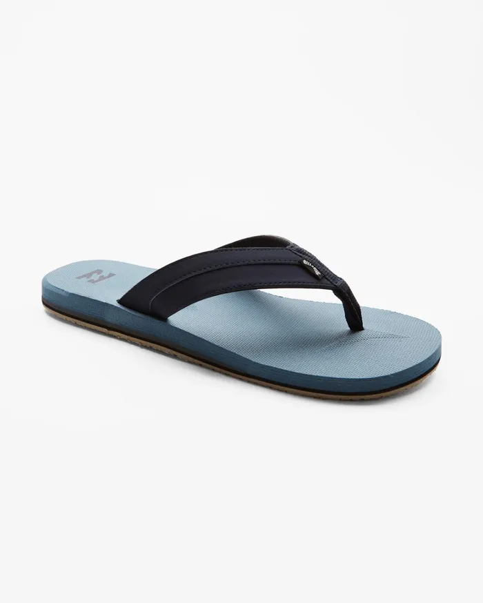 Billabong Flip Flops Men All Day Impact SlipOn Sandals Smoke Blue Billabong Flip Flops Men All Day Impact SlipOn Sandals Smoke Blue