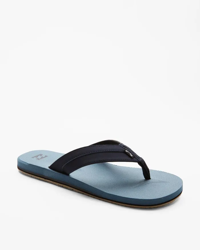 Billabong Flip Flops Men All Day Impact SlipOn Sandals Smoke Blue Billabong Flip Flops Men All Day Impact SlipOn Sandals Smoke Blue