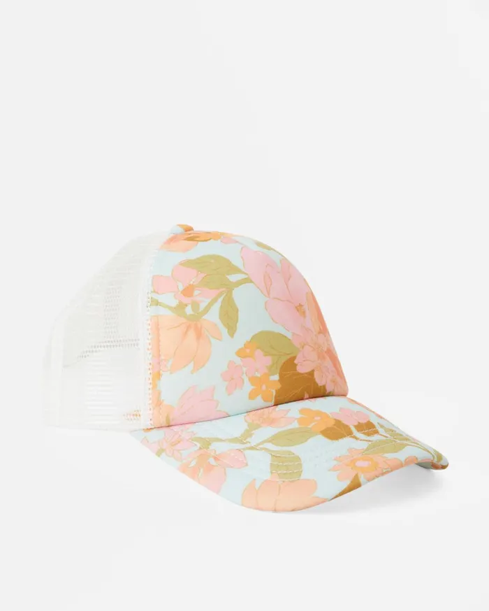 Billabong Girls039 Hats Women Girls039 Shenanigans Trucker Hat Seaspray Billabong Girls039 Hats Women Girls039 Shenanigans Trucker Hat Seaspray