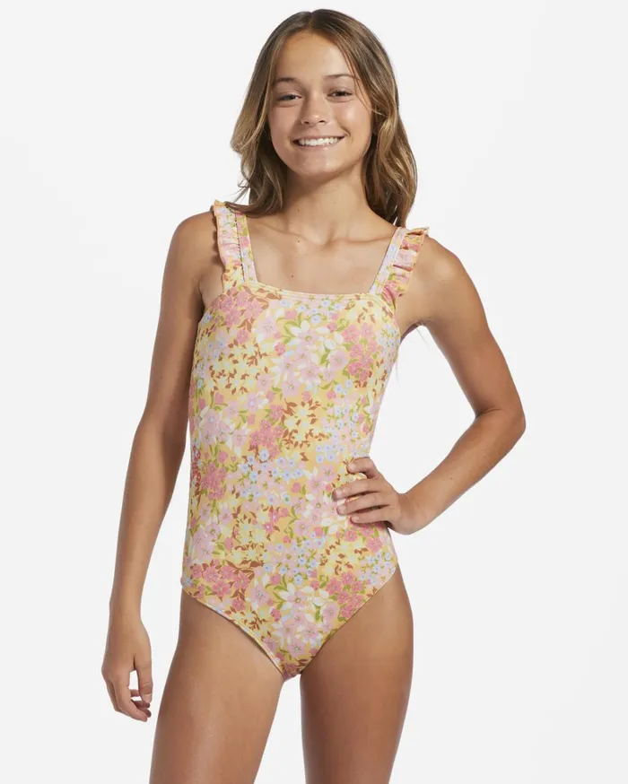 Billabong Girls039 Swimwear Women Girl039s 416 Spring Daydream OnePiece Swimsuit Golden Peach Billabong Girls039 Swimwear Women Girl039s 416 Spring Daydream OnePiece Swimsuit Golden Peach