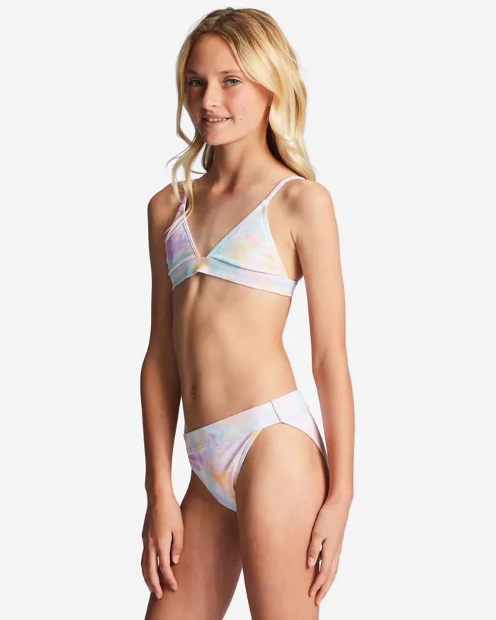 Billabong Girls039 Swimwear Women Girl039s 416 Time For Tie Dye Triangle TwoPiece Bikini Set Multi Billabong Girls039 Swimwear Women Girl039s 416 Time For Tie Dye Triangle TwoPiece Bikini Set Multi