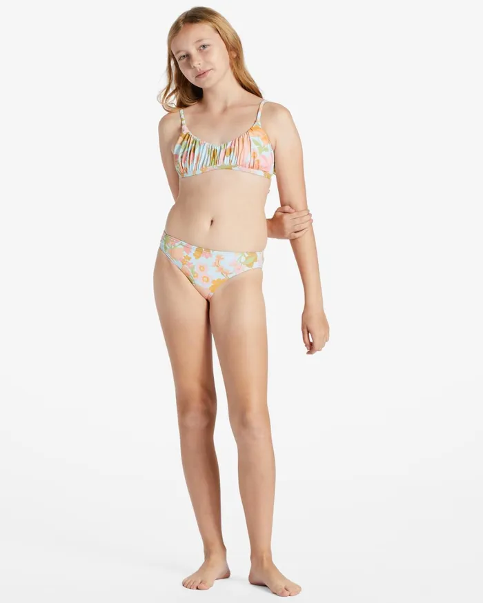 Billabong Girls039 Swimwear Women Girl039s Blown Away Two Piece Bralette Bikini Set Multi Billabong Girls039 Swimwear Women Girl039s Blown Away Two Piece Bralette Bikini Set Multi
