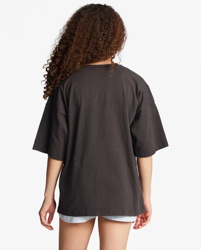 Billabong Girls039 Tops and Tees Women Girl039s 416 Cosmic Trip Oversized TShirt Off Black Billabong Girls039 Tops and Tees Women Girl039s 416 Cosmic Trip Oversized TShirt Off Black