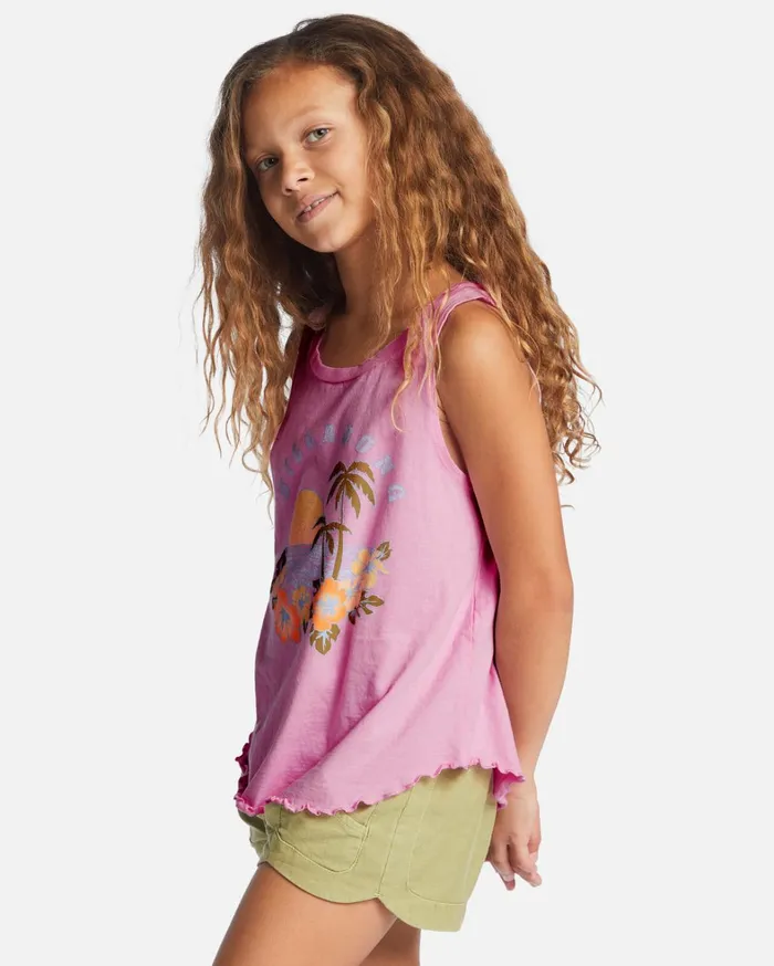 Billabong Girls039 Tops and Tees Women Girl039s Dawn Patrol Tank Top Pink Trails Billabong Girls039 Tops and Tees Women Girl039s Dawn Patrol Tank Top Pink Trails