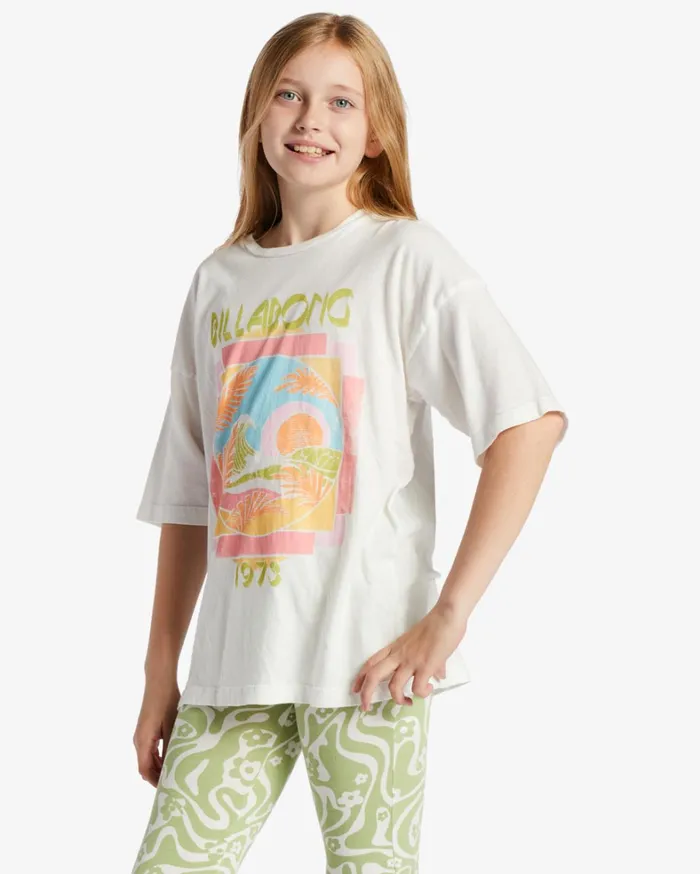 Billabong Girls039 Tops and Tees Women Girl039s Under The Palms TShirt Salt Crystal Billabong Girls039 Tops and Tees Women Girl039s Under The Palms TShirt Salt Crystal