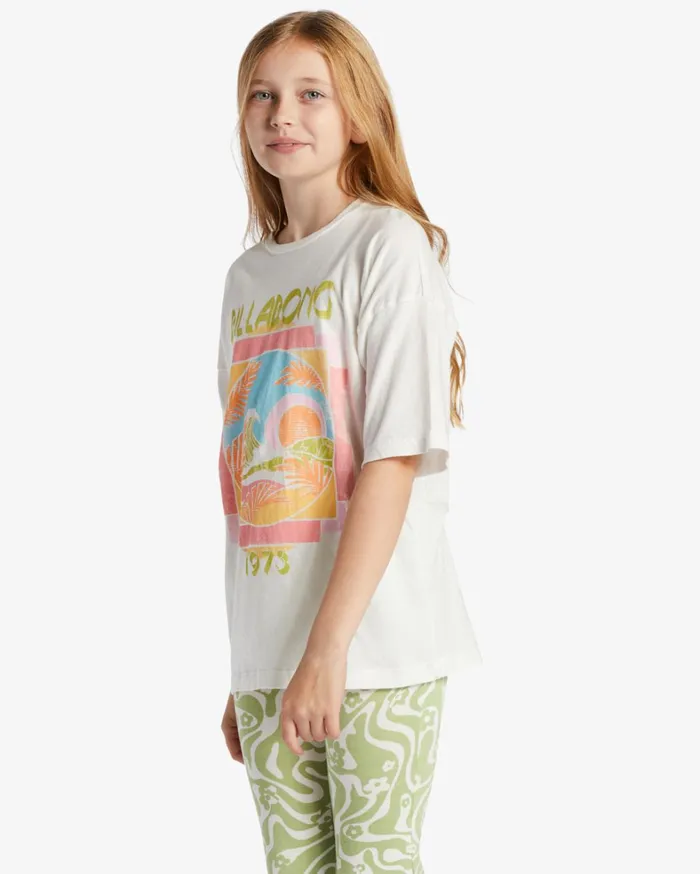 Billabong Girls039 Tops and Tees Women Girl039s Under The Palms TShirt Salt Crystal Billabong Girls039 Tops and Tees Women Girl039s Under The Palms TShirt Salt Crystal