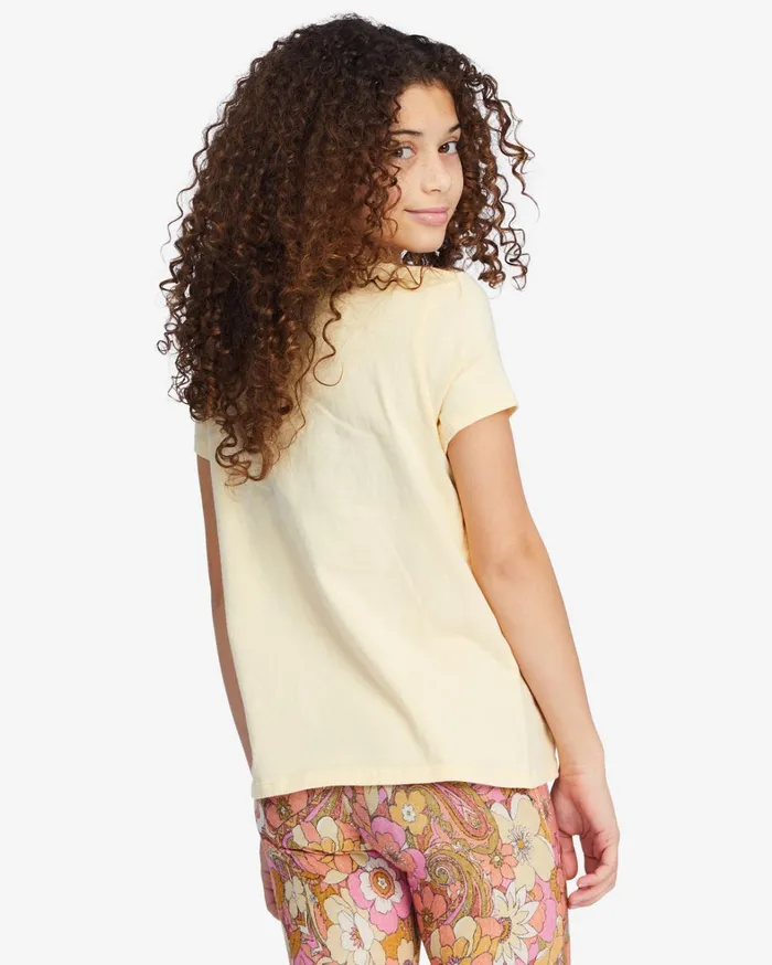 Billabong Girls039 Tops and Tees Women Girls039 Stay Trippy Graphic Boyfriend TShirt Buttermilk Billabong Girls039 Tops and Tees Women Girls039 Stay Trippy Graphic Boyfriend TShirt Buttermilk
