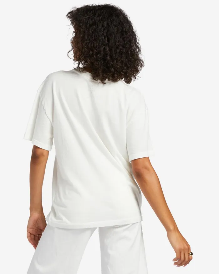 Billabong Graphic Tees and Tanks Women Days Of Summer Oversized TShirt Salt Crystal Billabong Graphic Tees and Tanks Women Days Of Summer Oversized TShirt Salt Crystal