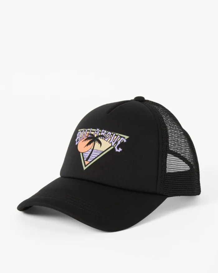 Billabong Hats and Beanies Women Across Waves Trucker Hat Black Sands 1 Billabong Hats and Beanies Women Across Waves Trucker Hat Black Sands 1