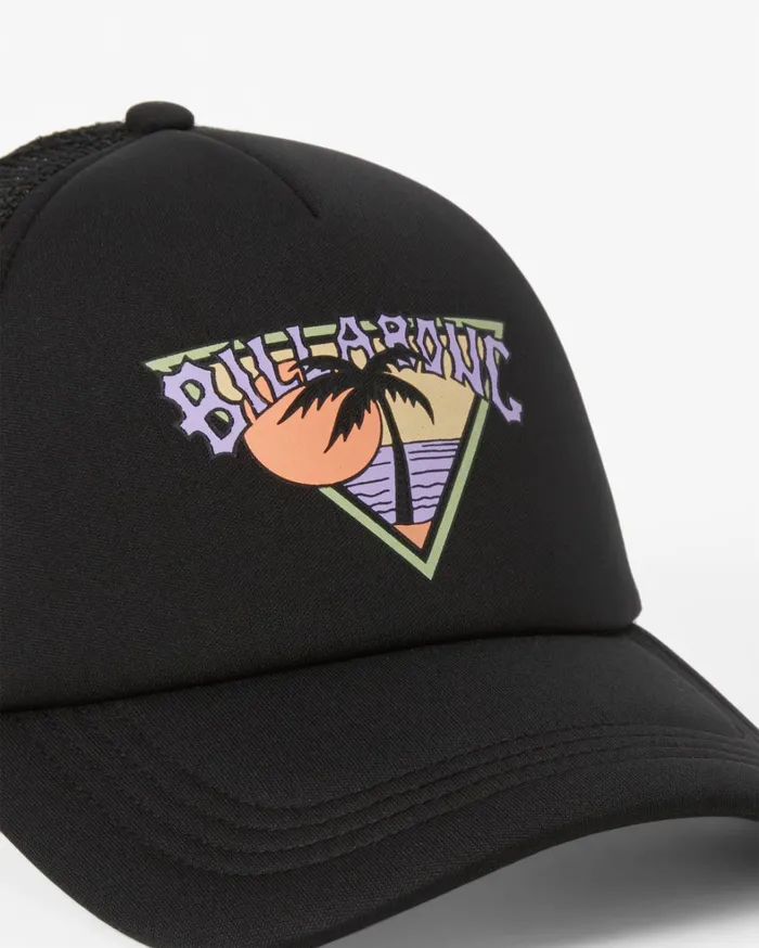 Billabong Hats and Beanies Women Across Waves Trucker Hat Black Sands 1 Billabong Hats and Beanies Women Across Waves Trucker Hat Black Sands 1