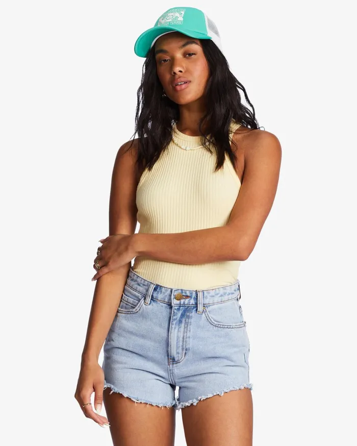 Billabong Hats and Beanies Women Across Waves Trucker Hat Sweet Grass