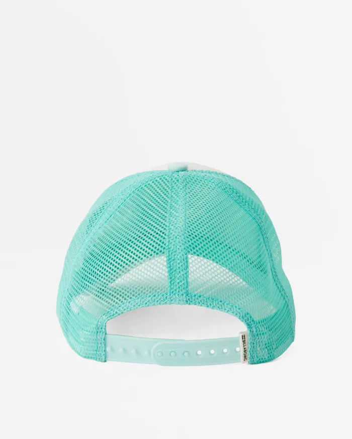 Billabong Hats and Beanies Women Across Waves Trucker Hat Tropical Blue Billabong Hats and Beanies Women Across Waves Trucker Hat Tropical Blue