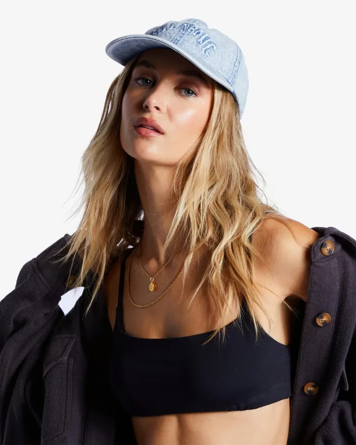 Billabong Hats and Beanies Women Dad Cap Strapback Hat True Blue 1