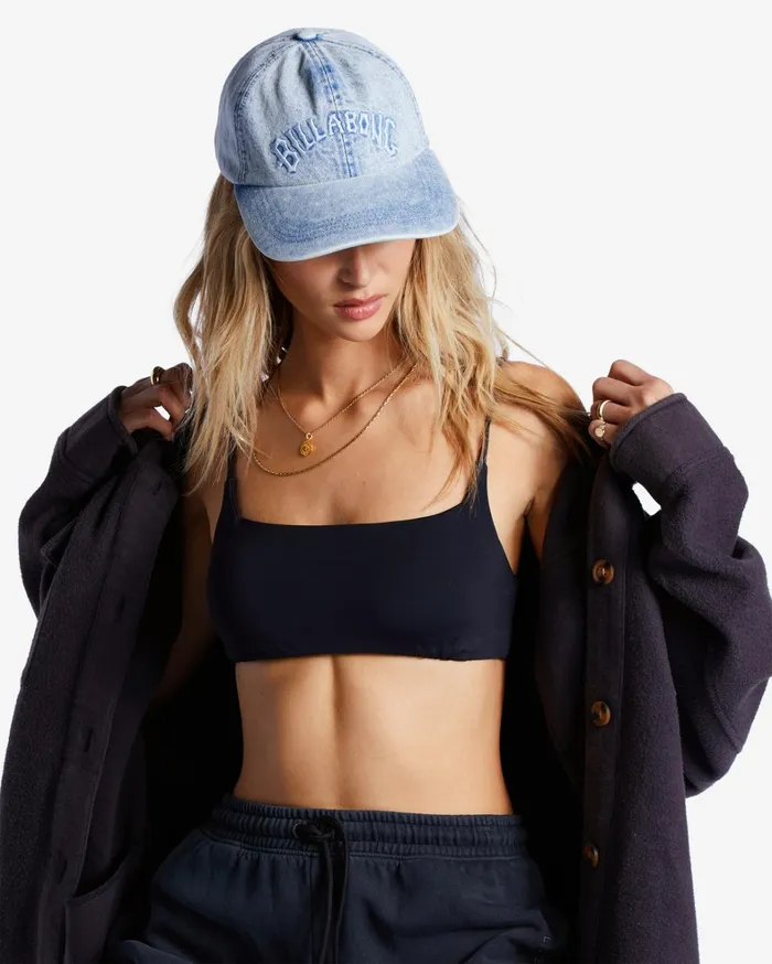 Billabong Hats and Beanies Women Dad Cap Strapback Hat True Blue 1 Billabong Hats and Beanies Women Dad Cap Strapback Hat True Blue 1