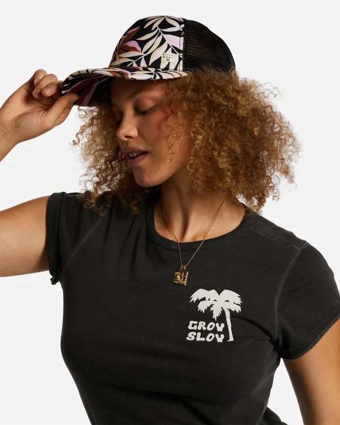 Billabong Hats and Beanies Women Heritage Mashup Trucker Hat Black Sands