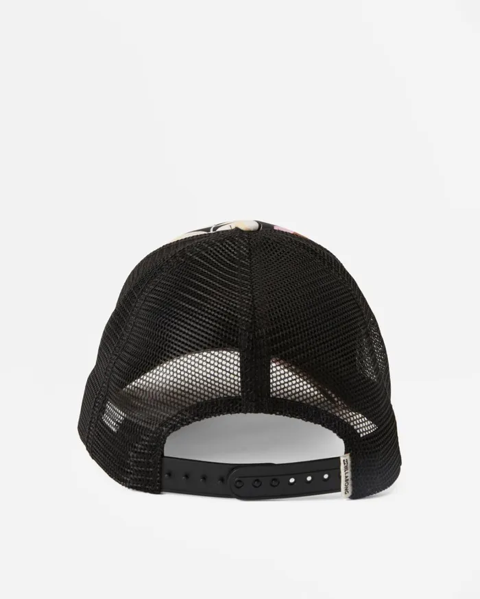 Billabong Hats and Beanies Women Heritage Mashup Trucker Hat Black Sands Billabong Hats and Beanies Women Heritage Mashup Trucker Hat Black Sands