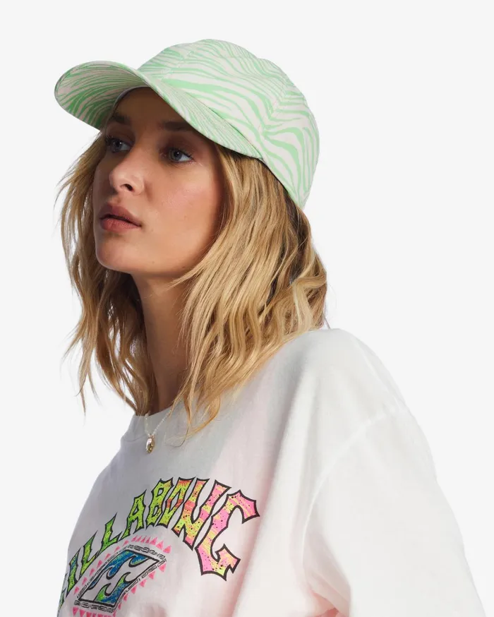 Billabong Hats and Beanies Women Pipe Dad Trucker Hat Lime Time Billabong Hats and Beanies Women Pipe Dad Trucker Hat Lime Time