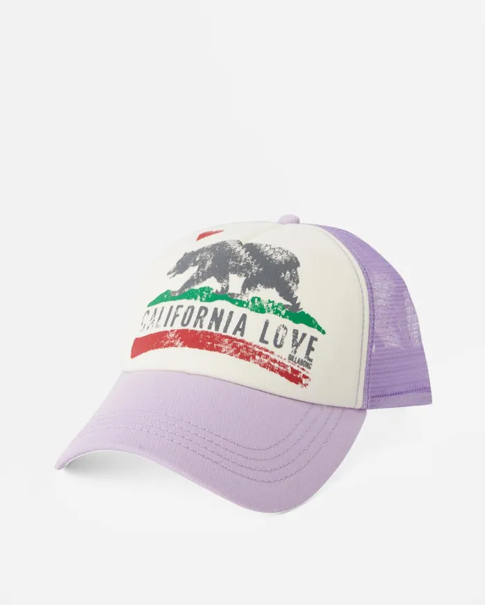 Billabong Hats and Beanies Women Pitstop Trucker Hat Lilac Breeze Billabong Hats and Beanies Women Pitstop Trucker Hat Lilac Breeze