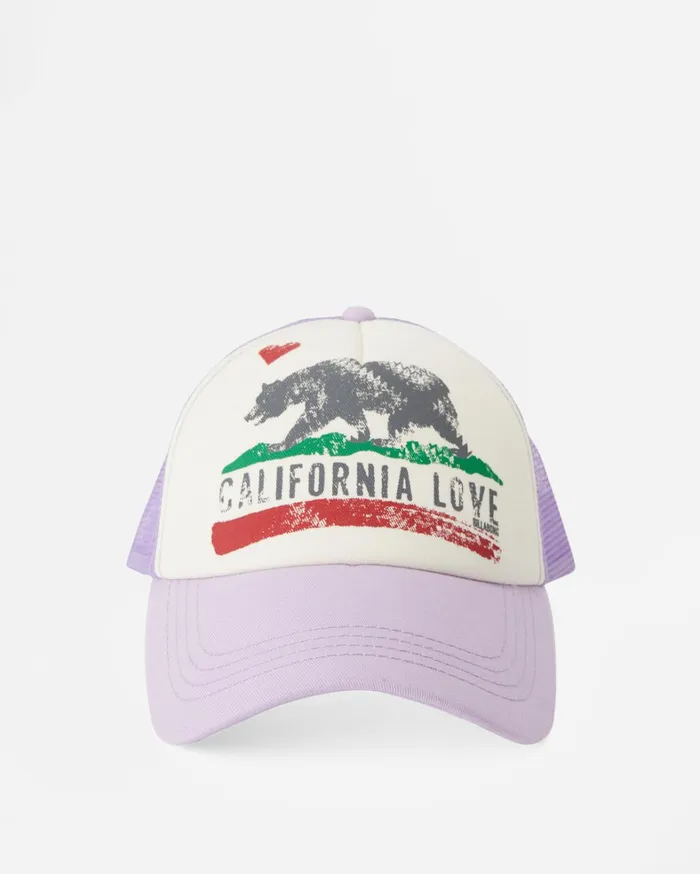Billabong Hats and Beanies Women Pitstop Trucker Hat Lilac Breeze Billabong Hats and Beanies Women Pitstop Trucker Hat Lilac Breeze